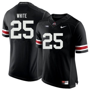 #25 Brendon White Ohio State Men Player Jerseys Black