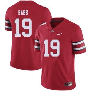 #19 Dallas Gant Ohio State Buckeyes Men Embroidery Jersey Red