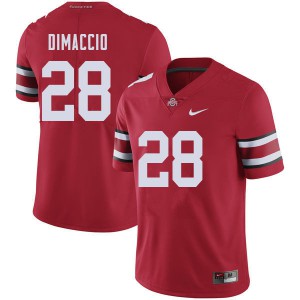 #28 Dominic DiMaccio Ohio State Buckeyes Men Stitched Jersey Red