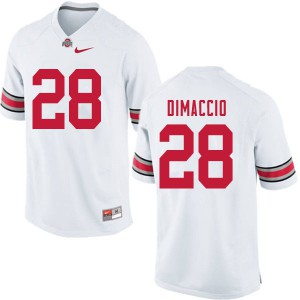 #28 Dominic DiMaccio Ohio State Buckeyes Men Alumni Jerseys White
