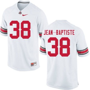 #38 Javontae Jean-Baptiste Ohio State Men Embroidery Jersey White