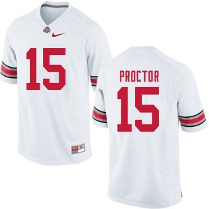 #15 Josh Proctor Ohio State Buckeyes Men Stitch Jerseys White