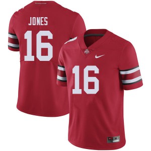 #16 Keandre Jones Ohio State Men Stitch Jerseys Red