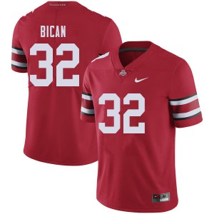#32 Luciano Bican Ohio State Men Official Jerseys Red
