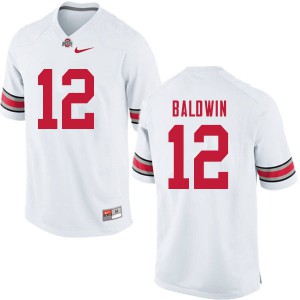 #12 Matthew Baldwin OSU Men NCAA Jerseys White