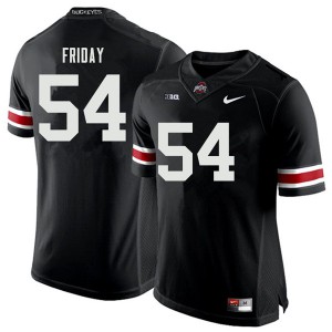 #54 Tyler Friday OSU Men Football Jersey Black