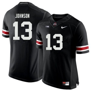 #13 Tyreke Johnson Ohio State Men Stitched Jersey Black
