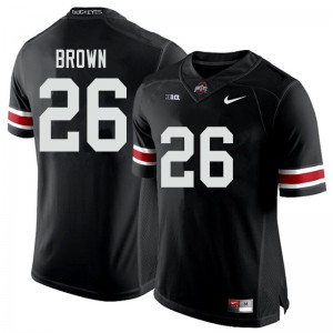 #26 Cameron Brown Ohio State Men Embroidery Jerseys Black