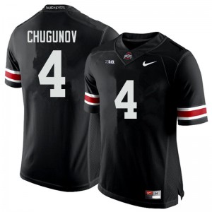 #4 Chris Chugunov OSU Buckeyes Men Football Jerseys Black