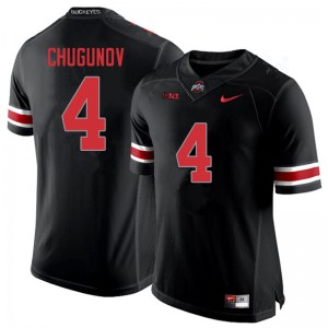 #4 Chris Chugunov OSU Buckeyes Men Alumni Jerseys Blackout