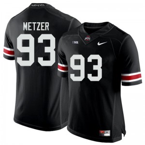#93 Jake Metzer OSU Men University Jersey Black