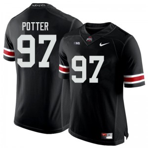 #97 Noah Potter Ohio State Men Stitched Jerseys Black