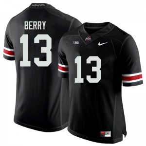 #13 Rashod Berry Ohio State Men Football Jersey Black