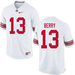 #13 Rashod Berry Ohio State Buckeyes Men Player Jerseys White