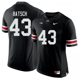#43 Ryan Batsch Ohio State Buckeyes Men NCAA Jersey Black