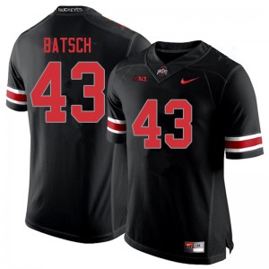 #43 Ryan Batsch Ohio State Men Alumni Jerseys Blackout
