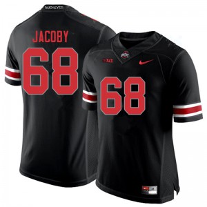 #68 Ryan Jacoby OSU Buckeyes Men Stitch Jersey Blackout