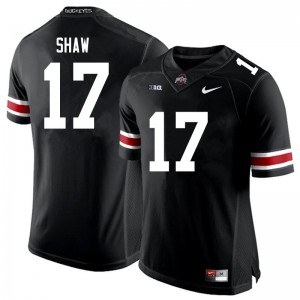 #17 Bryson Shaw Ohio State Men Stitch Jerseys Black