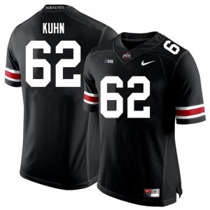#62 Chris Kuhn Ohio State Buckeyes Men Official Jerseys Black