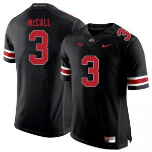 #3 Demario McCall Ohio State Men Official Jersey Blackout
