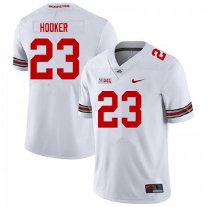 #23 Marcus Hooker OSU Men NCAA Jerseys White