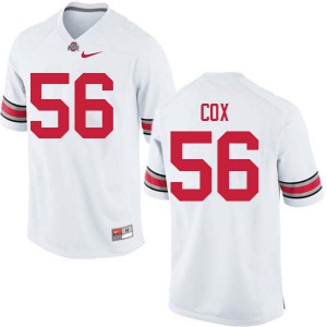 #56 Aaron Cox OSU Buckeyes Men Stitch Jerseys White