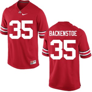 #35 Alex Backenstoe OSU Buckeyes Men Football Jerseys Red