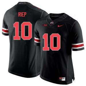#10 Amir Riep OSU Buckeyes Men NCAA Jerseys Blackout
