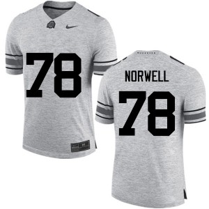 #78 Andrew Norwell Ohio State Buckeyes Men Official Jerseys Gray