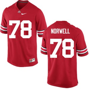 #78 Andrew Norwell Ohio State Men University Jerseys Red