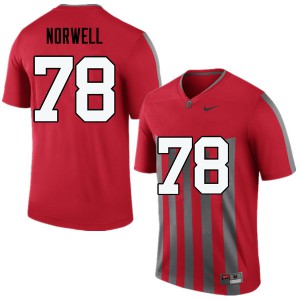 #78 Andrew Norwell Ohio State Men Stitched Jersey Throwback