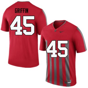 #45 Archie Griffin OSU Men Football Jerseys Throwback