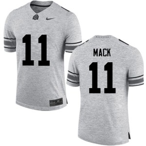 #11 Austin Mack OSU Buckeyes Men Football Jerseys Gray