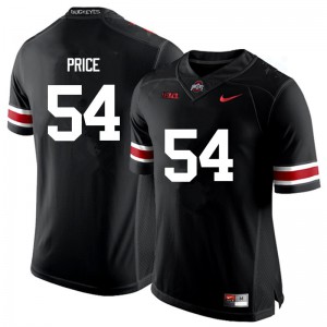 #54 Billy Price Ohio State Men Football Jersey Black