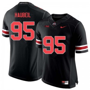 #95 Blake Haubeil Ohio State Men Official Jersey Blackout