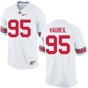 #95 Blake Haubeil OSU Buckeyes Men Stitched Jersey White
