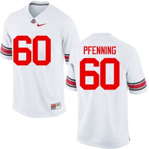 #60 Blake Pfenning OSU Buckeyes Men Stitched Jersey White