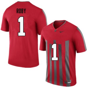 #1 Bradley Roby Ohio State Men Embroidery Jersey Throwback