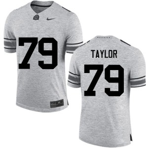 #79 Brady Taylor OSU Men Official Jersey Gray