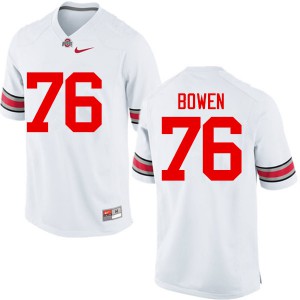 #76 Branden Bowen Ohio State Men NCAA Jersey White