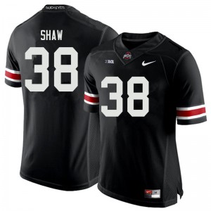#38 Bryson Shaw OSU Buckeyes Men Stitched Jerseys Black