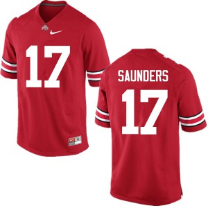 #17 C.J. Saunders OSU Men Stitched Jersey Red