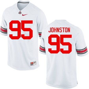 #95 Cameron Johnston OSU Men Stitched Jersey White