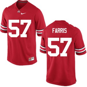 #57 Chase Farris OSU Men Embroidery Jerseys Red