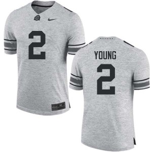 #2 Chase Young Ohio State Men University Jersey Gray