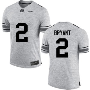 #2 Christian Bryant OSU Buckeyes Men Football Jersey Gray