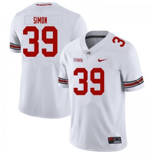 #39 Cody Simon Ohio State Men Player Jerseys White