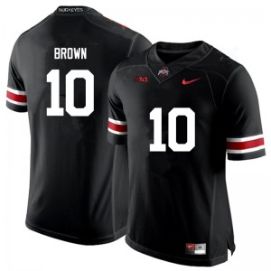 #10 Corey Brown Ohio State Men Stitch Jerseys Black