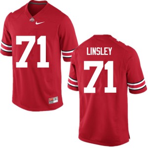 #71 Corey Linsley OSU Men Stitch Jersey Red
