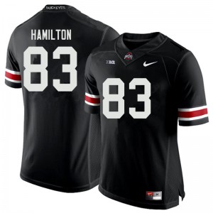 #83 Cormontae Hamilton Ohio State Buckeyes Men Stitched Jerseys Black